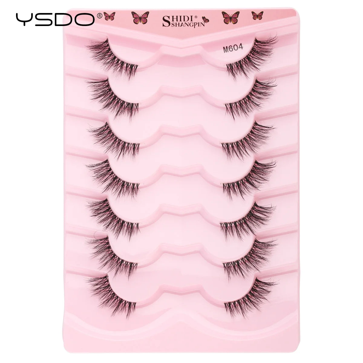 Half Lashes 3/7/10 Pairs Soft Natural 3D Mink Eyelashes Wispy Mink Lashes Makeup Volume Fluffy Half False Eyelash Cilios Tools