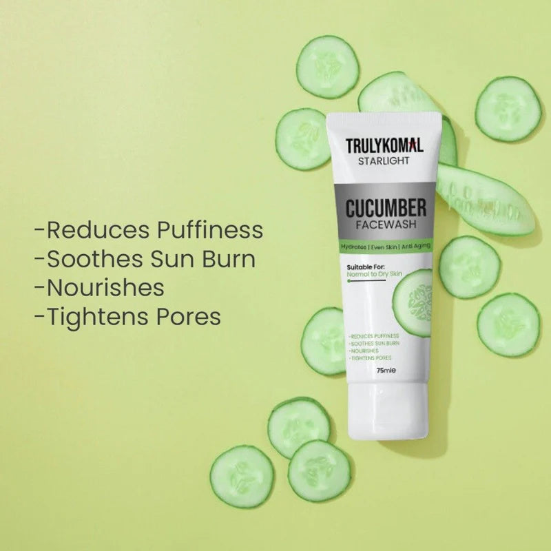 Truly Komal - Starlight Cucumber Face Wash