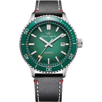 WM Watch Dive Watch Automatic Mechanical Watches Man Diving Watch Sapphire Stainless Steel Diver Welly Merck Wrist Watch WM046