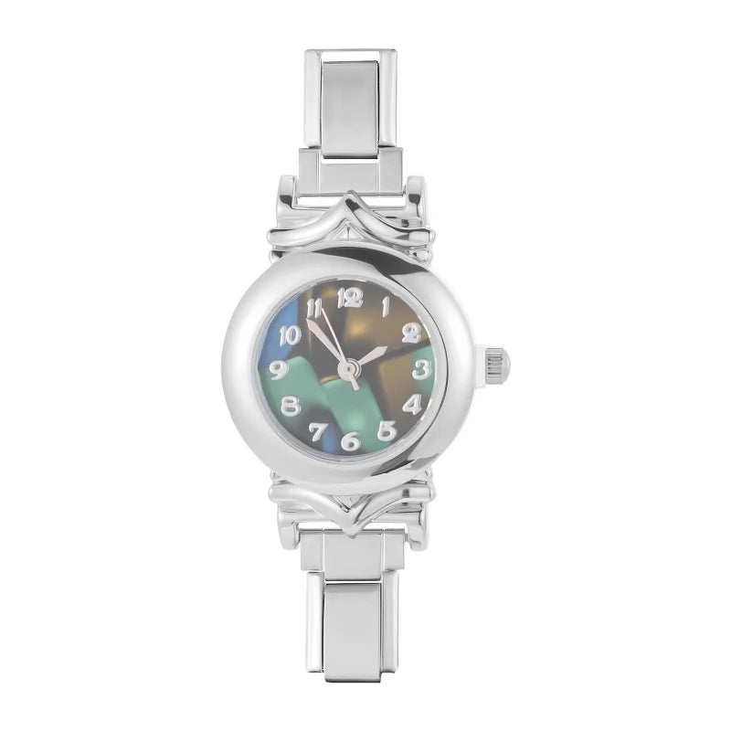 2025 Women Watches Small Round Watch Golden Luxury Wristwatches Ladies Fashion Gold Bracelet Watch Female Elegant Clock Women