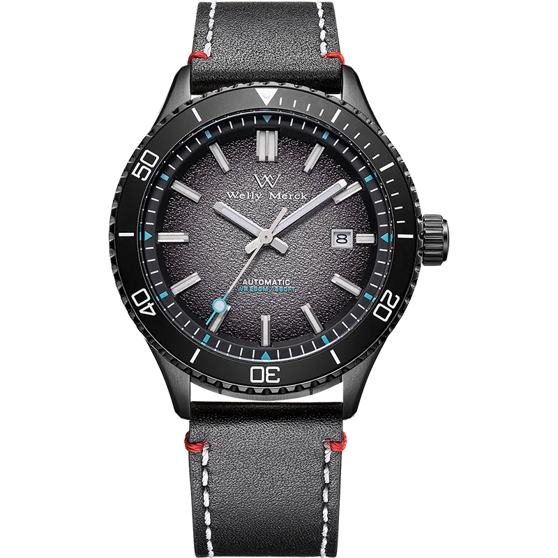 WM Watch Dive Watch Automatic Mechanical Watches Man Diving Watch Sapphire Stainless Steel Diver Welly Merck Wrist Watch WM046