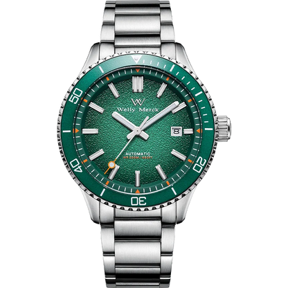 WM Watch Dive Watch Automatic Mechanical Watches Man Diving Watch Sapphire Stainless Steel Diver Welly Merck Wrist Watch WM046