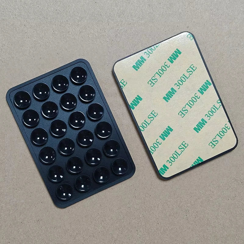 Multifunctional Mobile Phone Silicone Suction Cup 24 Square Mobile Phone Single-Sided Case Anti-Slip Holder Mount Suction