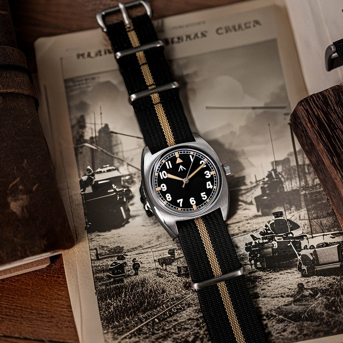 Militado ML17 Watch Miyota Super 2035/ GL12 Quartz Movement Watch  C3 And BGW9 Luminova 100m Waterproof Stainless Steel Watches