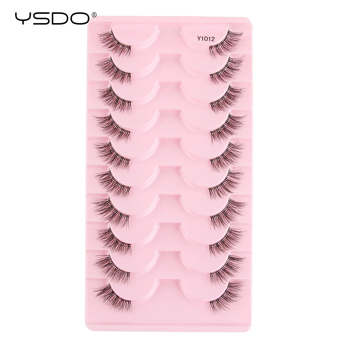 Half Lashes 3/7/10 Pairs Soft Natural 3D Mink Eyelashes Wispy Mink Lashes Makeup Volume Fluffy Half False Eyelash Cilios Tools