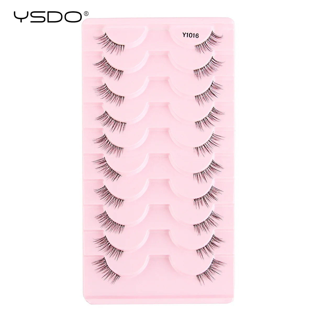 Half Lashes 3/7/10 Pairs Soft Natural 3D Mink Eyelashes Wispy Mink Lashes Makeup Volume Fluffy Half False Eyelash Cilios Tools
