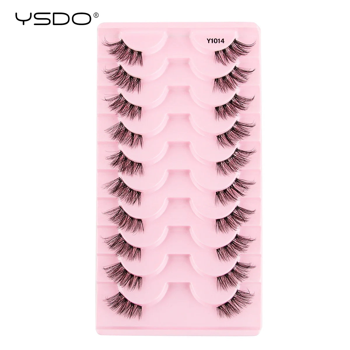 Half Lashes 3/7/10 Pairs Soft Natural 3D Mink Eyelashes Wispy Mink Lashes Makeup Volume Fluffy Half False Eyelash Cilios Tools