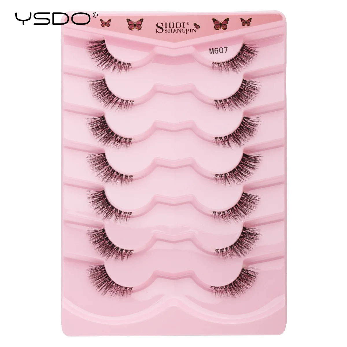 Half Lashes 3/7/10 Pairs Soft Natural 3D Mink Eyelashes Wispy Mink Lashes Makeup Volume Fluffy Half False Eyelash Cilios Tools
