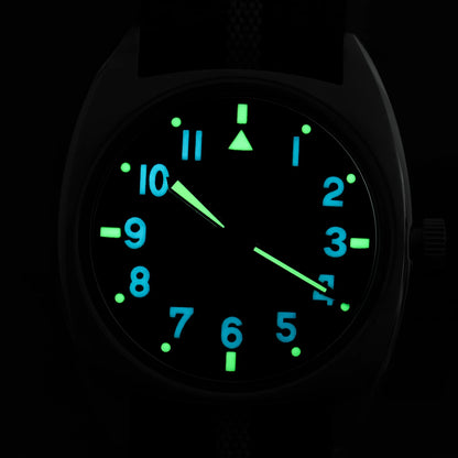 Militado ML17 Watch Miyota Super 2035/ GL12 Quartz Movement Watch  C3 And BGW9 Luminova 100m Waterproof Stainless Steel Watches