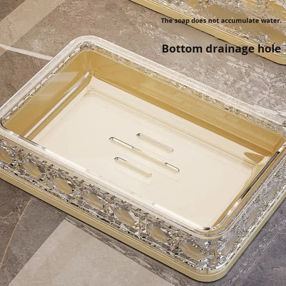 Diamond Design Soap Holder with Lid