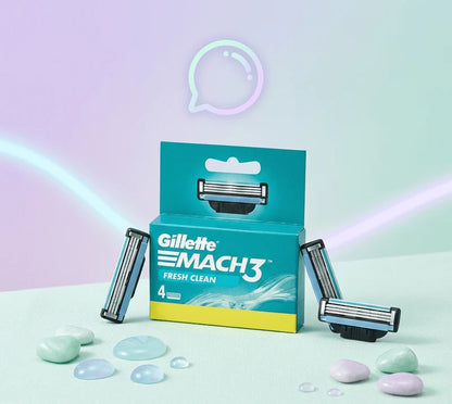Gillette - Mach3 Fresh Clean Razor Blades